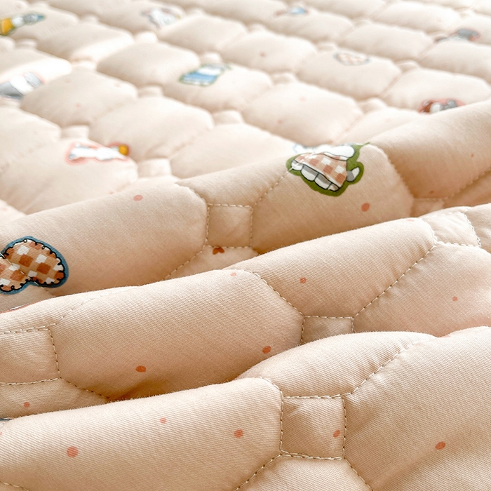 91家纺网 家纺一手货源 找家纺 丽诺床垫2025年全棉抗菌床褥床垫床护垫 芝麻街