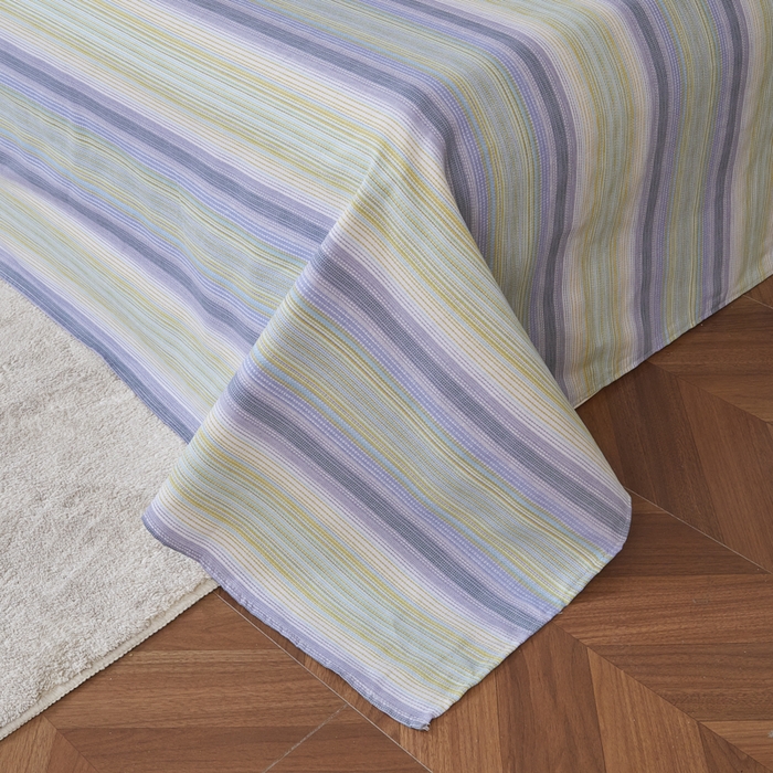 91家纺网 家纺一手货源 找家纺 绒艺席业 2025新款简约原棉印花老粗布床单 森沐