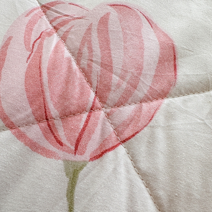 91家纺网 家纺一手货源 找家纺 瑜珠 2025新款A类双面全棉印花夏被夏凉被纯棉空调被 如梦春风