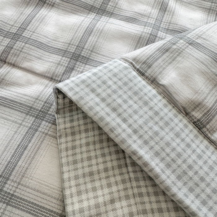 91家纺网 家纺一手货源 找家纺 瑜珠 2025新款A类双面全棉印花夏被夏凉被纯棉空调被 雅格灰