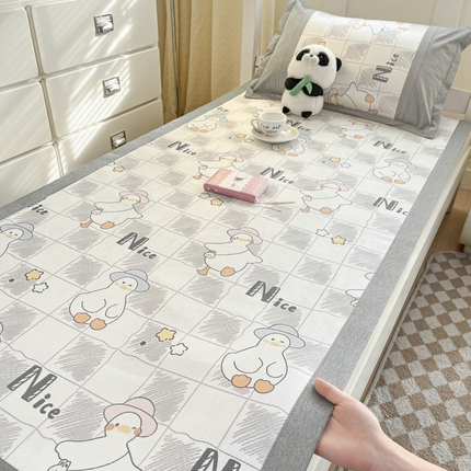 91家纺网 家纺一手货源 找家纺 （总）2025新款印花冰藤凉席-学生款