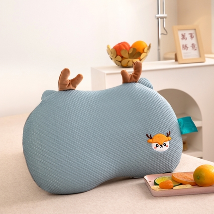 九州枕芯 2025新款凉感童趣儿童记忆枕 湖蓝