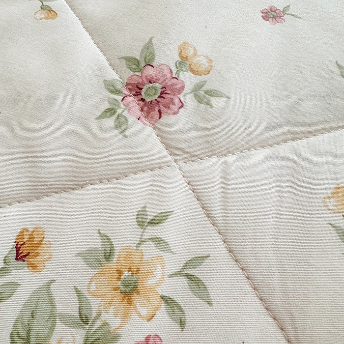 91家纺网 家纺一手货源 找家纺 瑜珠 2025新款A类双面全棉印花夏被夏凉被纯棉空调被 伊芙花语