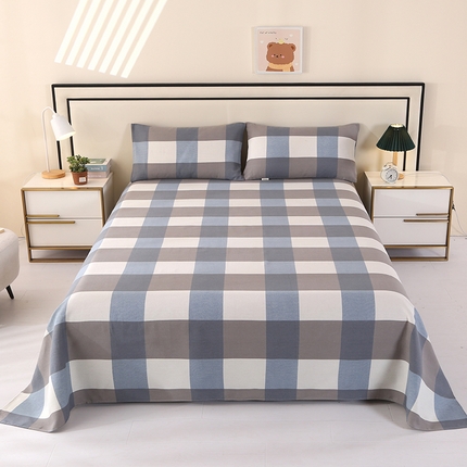 91家纺网 家纺一手货源 找家纺 （总）望淮家纺 2025新款老粗布凉席床单三件套