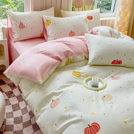 澳梵家居 2025新款小清新全棉印花四件套 万事不楠