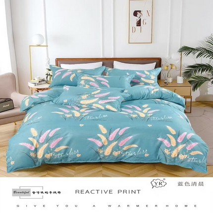 91家纺网 家纺一手货源 找家纺 （总）玖琳家纺 2025新款130克贡棉磨毛植物羊绒四件套