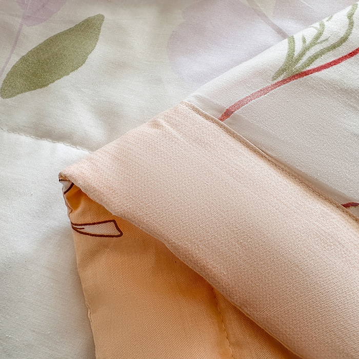 91家纺网 家纺一手货源 找家纺 瑜珠 2025新款A类双面全棉印花夏被夏凉被纯棉空调被 如梦春风