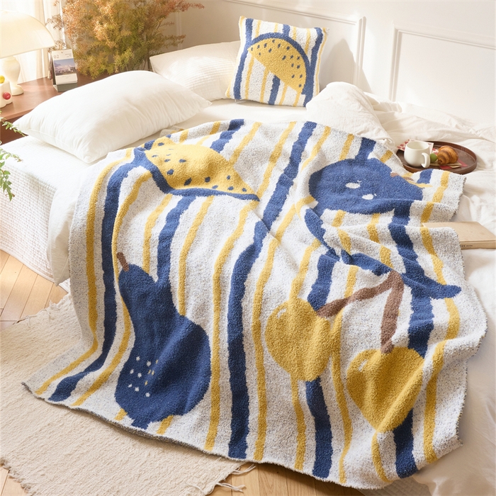 91家纺网 家纺一手货源 找家纺 （总）暖绵绵 2025新款利兹伯毯子毛毯毯子【最低零售价：毯子161元】