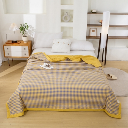 91家纺网 家纺一手货源 找家纺 （总）牛牛家纺 2025新款色织水洗棉花被