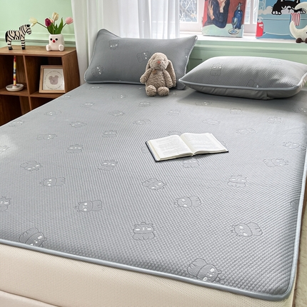 91家纺网 家纺一手货源 找家纺 （总）莱米家纺 2025新款冰感凉豆豆凉席床笠款