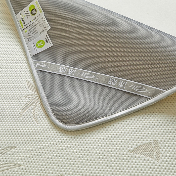 91家纺网 家纺一手货源 找家纺 柔品2025新款PE中分子凉感提花凉席系列 椰林-床席款