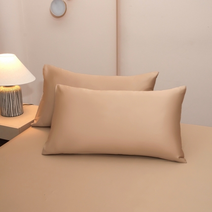 梵克保罗 2025新款100支50双股全棉单品枕套 50双股-香槟金