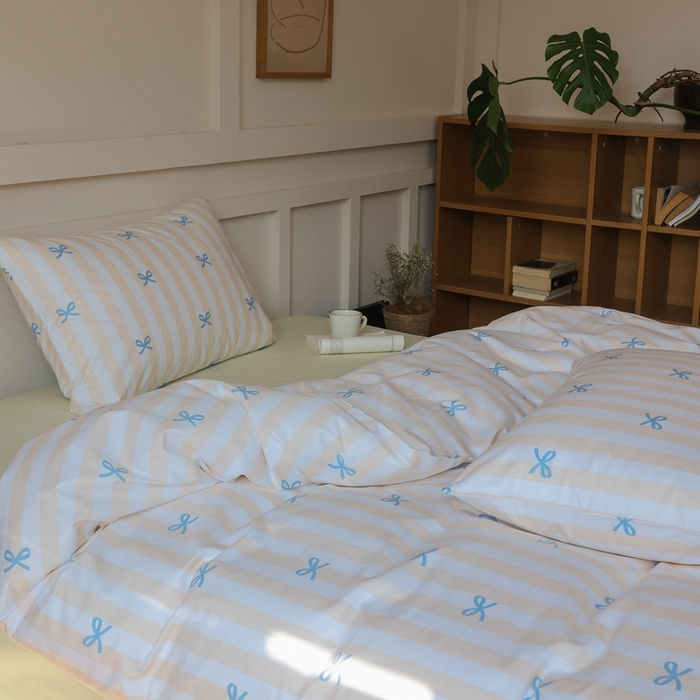 91家纺网 家纺一手货源 找家纺 棉眠 2025新款春夏花间牧歌田园系列四件套 萝莉点点