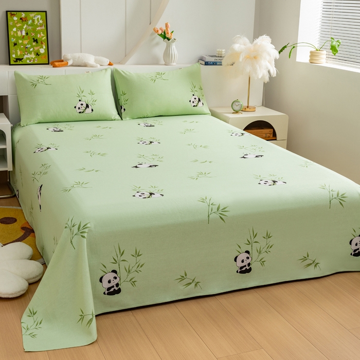 91家纺网 家纺一手货源 找家纺 2025新款老粗布床单老粗布凉席系列-凉席 竹趣