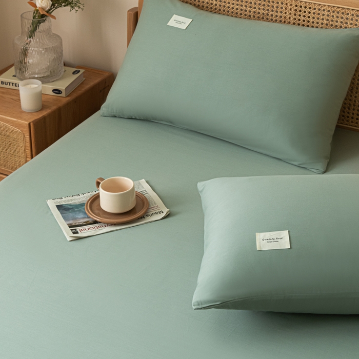 91家纺网 家纺一手货源 找家纺 （总）梵克保罗 2025新款亲肤舒适全棉13372喷气床笠