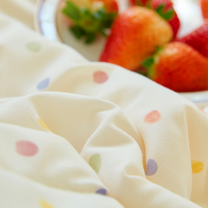 91家纺网 家纺一手货源 找家纺 梦恬佳 2025新款A类水洗皱皱棉夏凉被 小波点