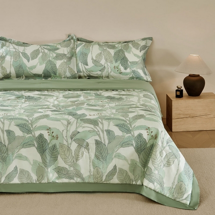 91家纺网 家纺一手货源 找家纺 （总）巴宝路 2025新款斯佩洛（spello）安芯丝抗菌防螨低敏控敏天丝夏被四件套（配送包装）