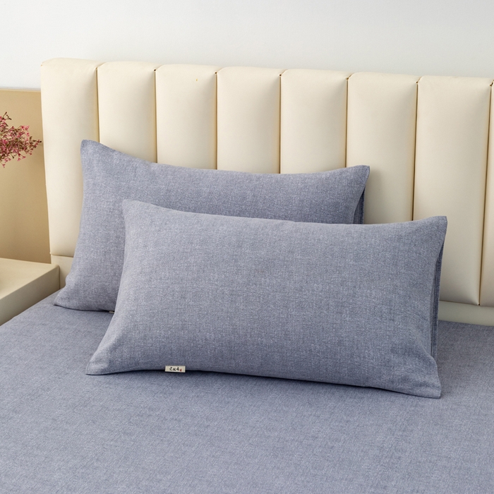 91家纺网 家纺一手货源 找家纺 2025新款老粗布床单老粗布凉席系列-凉席 浅灰