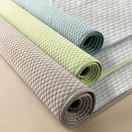 91家纺网 家纺一手货源 找家纺 （总）好艺佳毛毯 2025新款3D凉豆豆凉席凉感软席空调席三件套单件学生宿舍