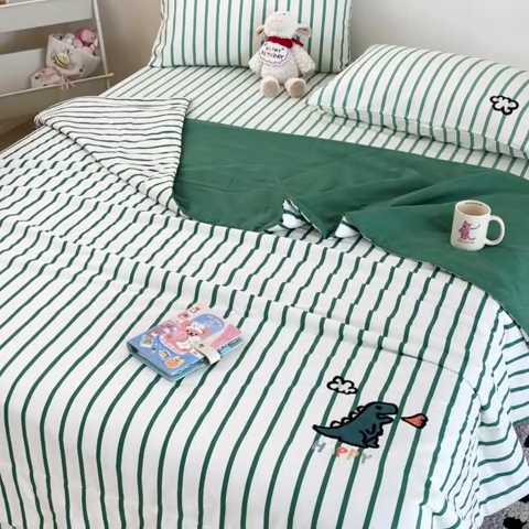 91家纺网 家纺一手货源 找家纺 （总）雅居纺家纺 2025新款全棉绣花夏被