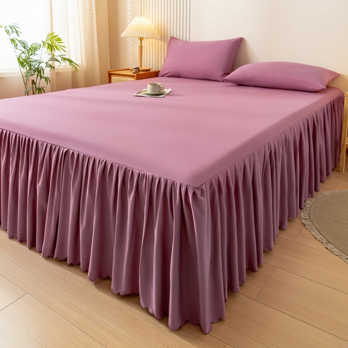 91家纺网 家纺一手货源 找家纺 梵克保罗 2025新款亲肤磨毛舒适柔软纯色Q系列枕套 Q-冷玫瑰