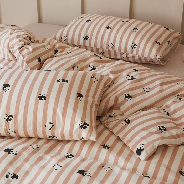 91家纺网 家纺一手货源 找家纺 棉眠 2025新款春夏花间牧歌田园系列四件套 胖达