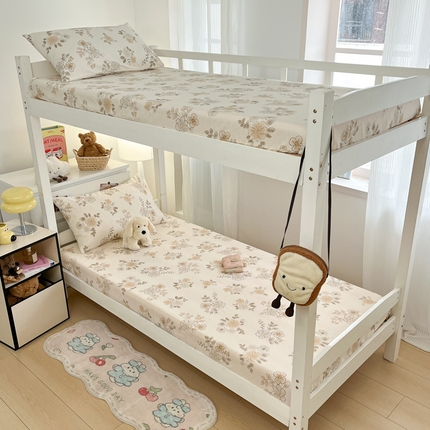 2025新款A类全棉印花学生宿舍床笠系列 假日暖阳