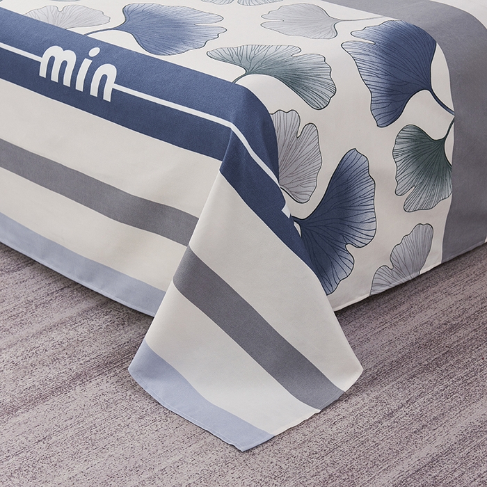 91家纺网 家纺一手货源 找家纺 爱诗诺2025加厚生态棉磨毛四件套高克重植物羊绒四件套大量现货杏叶声声