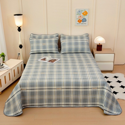 91家纺网 家纺一手货源 找家纺 （总）情煊家纺 2025新款双面全棉床盖夹棉床盖三件套