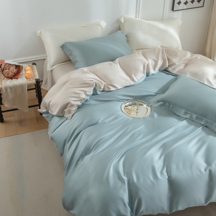 121  2025新款60s支进口兰精天丝四件套-秋风QIUFENG系列（场景三） 莫兰棕