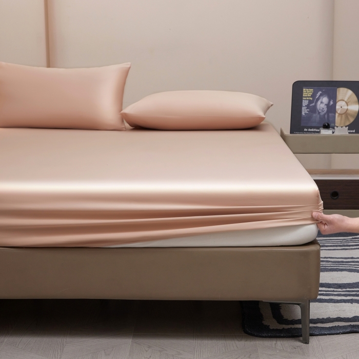 91家纺网 家纺一手货源 找家纺 梵克保罗 2025新款100支50双股全棉单品枕套 50 双股-灰灰粉