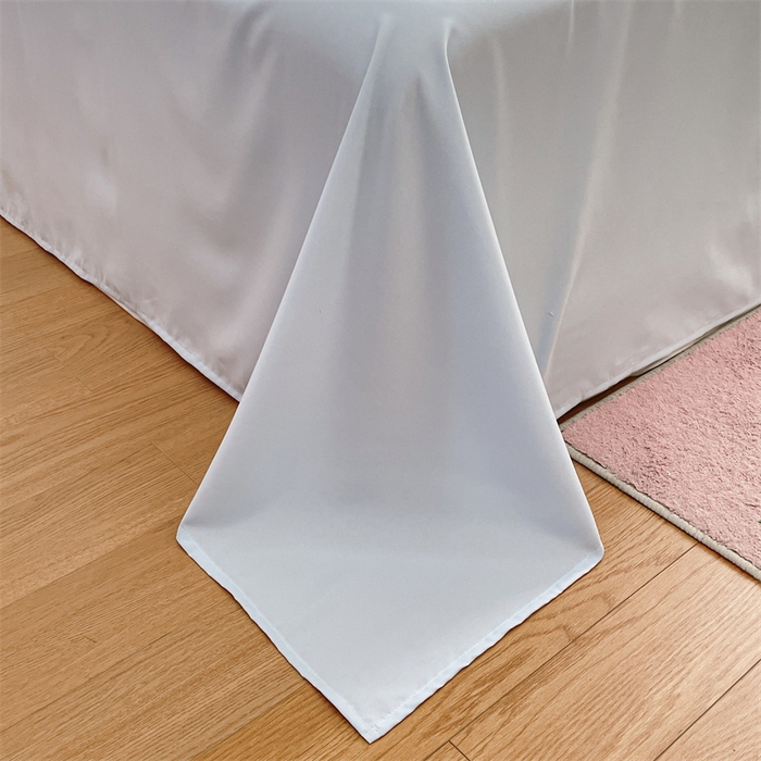 91家纺网 家纺一手货源 找家纺 星座家纺 2025新款水洗棉毛巾绣四件套 红帽小狗 粉蓝