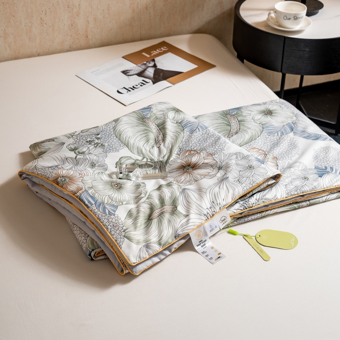 91家纺网 家纺一手货源 找家纺 （总）眠多宝 2025新款舒适莱赛尔纤维夏被被子被芯