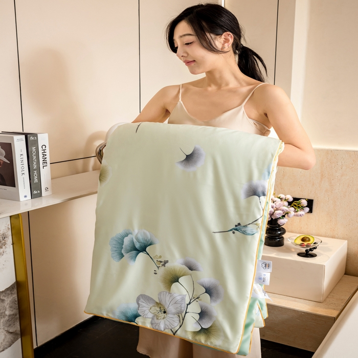 91家纺网 家纺一手货源 找家纺 （总）眠多宝 2025新款舒适莱赛尔纤维夏被被子被芯