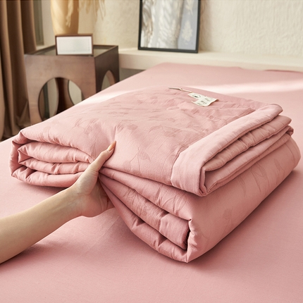 91家纺网 家纺一手货源 找家纺 （总）一加一 2025新款全棉水洗色织提花多层泡泡纱娜雅醋酯夏被四件套