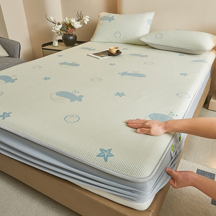 91家纺网 家纺一手货源 找家纺 （总）柔品2025新款PE中分子凉感提花凉席系列