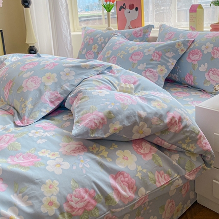 2025新款亲肤舒适全棉印花四件套系列 纷然花朵