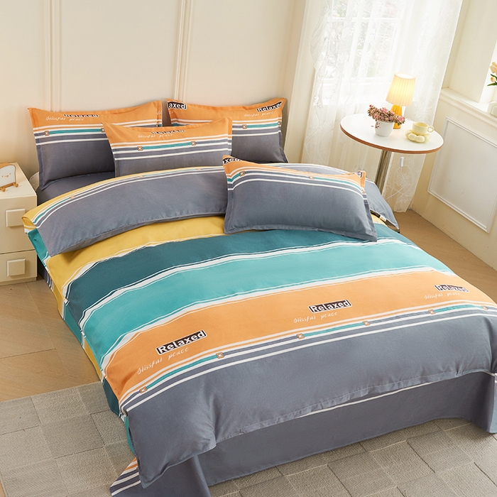 91家纺网 家纺一手货源 找家纺 爱诗诺2025加厚生态棉磨毛四件套高克重植物羊绒四件套大量现货精彩世界