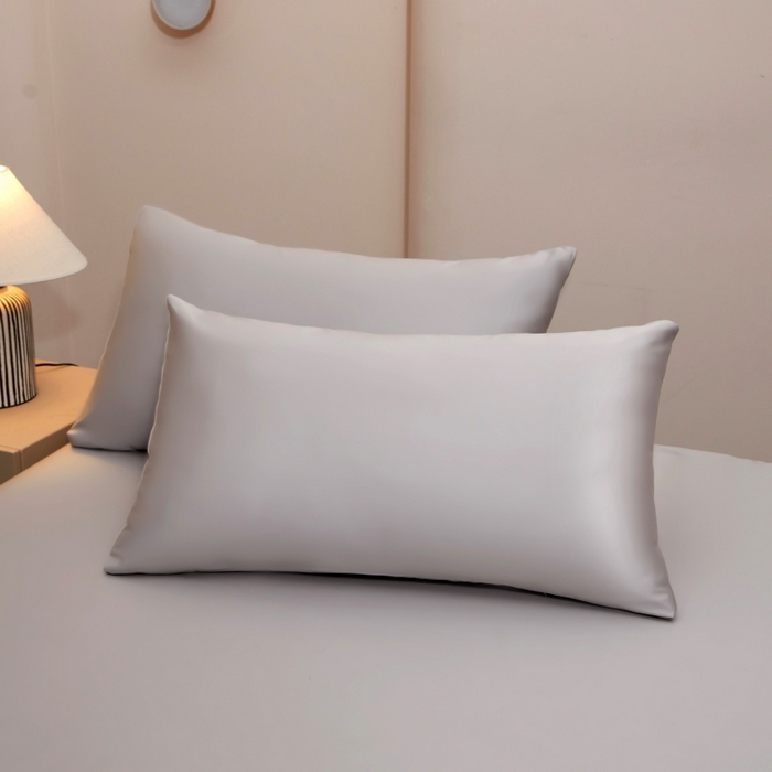 91家纺网 家纺一手货源 找家纺 梵克保罗 2025新款100支50双股全棉单品枕套 50双股-绅士灰