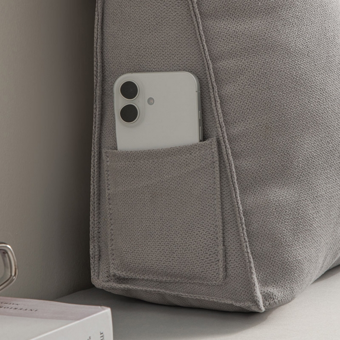 91家纺网 家纺一手货源 找家纺 美达人 2025新款韩国绒三角靠背 三角-银石灰