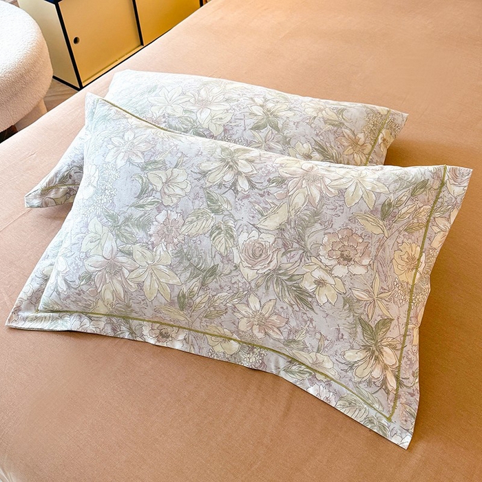 91家纺网 家纺一手货源 找家纺 幸嘉轩 2025新款全棉喷气加厚磨毛单被套 淡雅清香