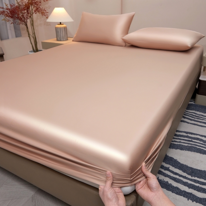 91家纺网 家纺一手货源 找家纺 梵克保罗 2025新款100支50双股全棉单品枕套 50 双股-灰灰粉