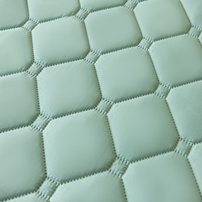 91家纺网 家纺一手货源 找家纺 梵克保罗 2025新款纯色加棉防水大豆纤维床笠 樊星蓝