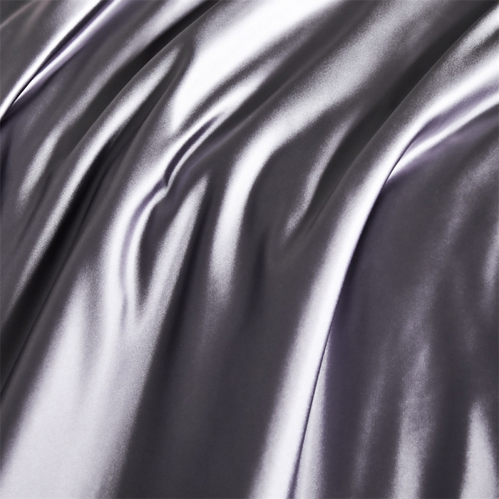 91家纺网 家纺一手货源 找家纺 雯豆家纺 2025夏季新品锦纶+氨纶高档冰丝凉感夏被空调被7A抗菌薄被芯 冰芙绸夏被-暮辰灰