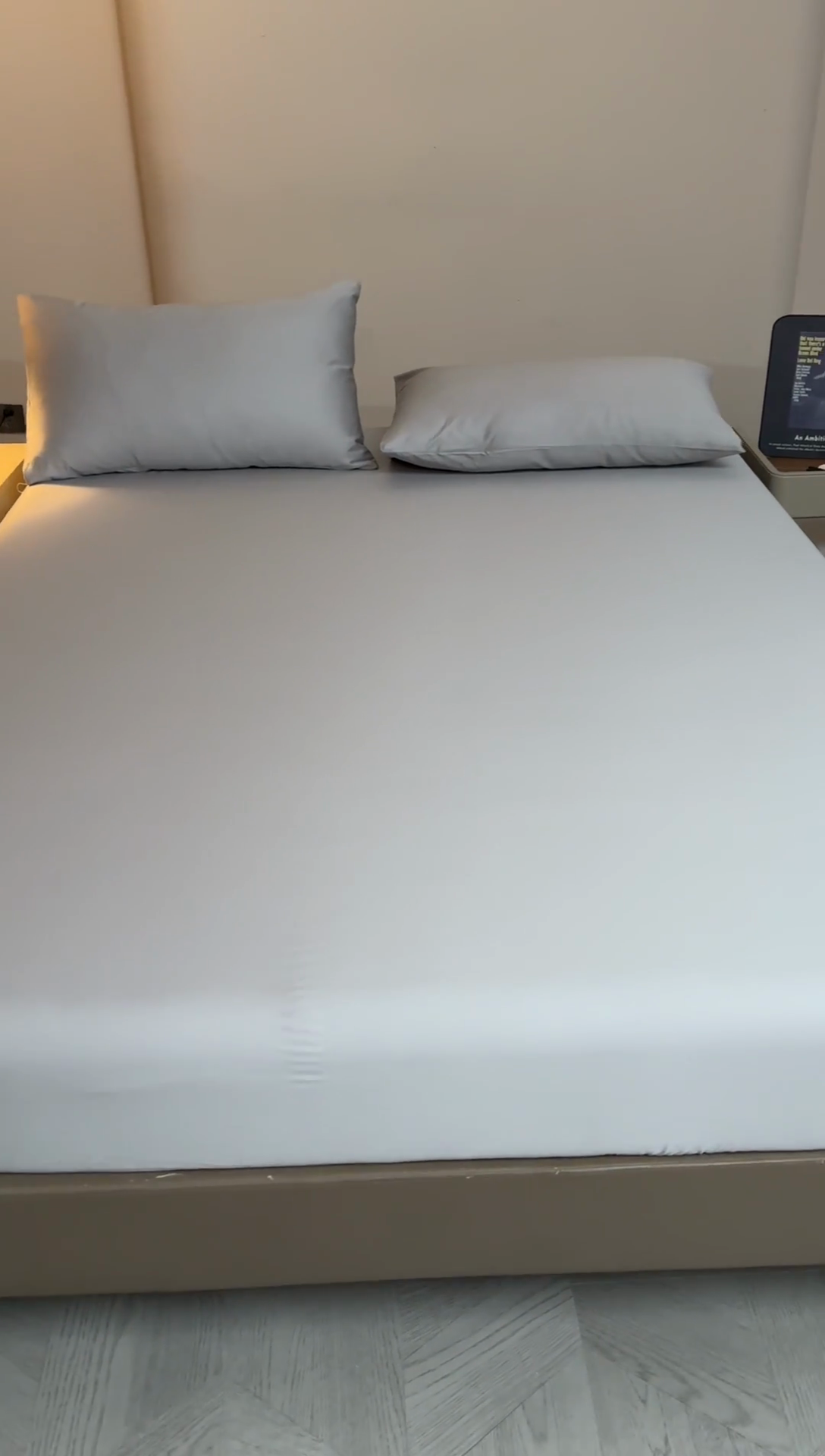 91家纺网 家纺一手货源 找家纺 梵克保罗 2025新款100支50双股全棉单品床笠 50双股-雾霾蓝