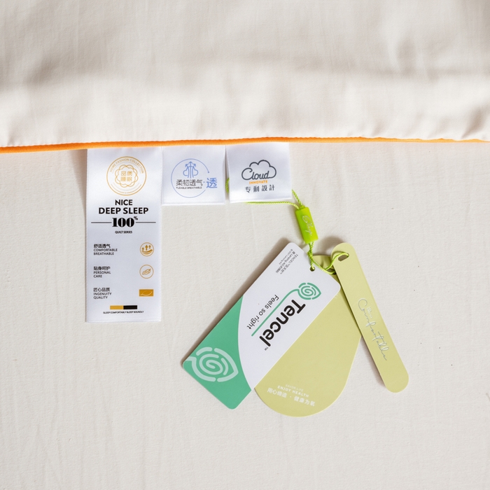 91家纺网 家纺一手货源 找家纺 眠多宝 2025新款奥地利兰精天丝刺绣夏被空调被 米卡