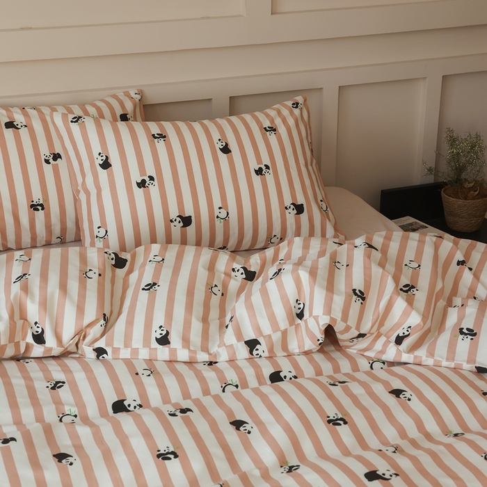 91家纺网 家纺一手货源 找家纺 棉眠 2025新款春夏花间牧歌田园系列四件套 胖达