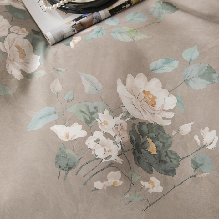 91家纺网 家纺一手货源 找家纺 （总）氧家 2025新款60s贡缎长绒棉数码印花四件套（礼盒装）