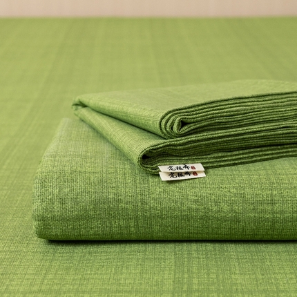 2025新款老粗布床单老粗布凉席三件套系列-床单 嫩绿