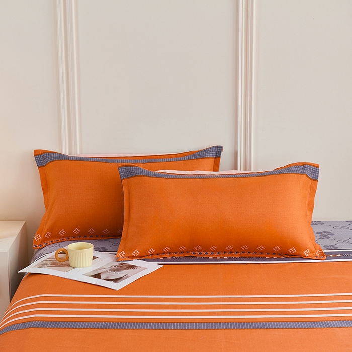 91家纺网 家纺一手货源 找家纺 爱诗诺2025加厚生态棉磨毛四件套高克重植物羊绒四件套大量现货摩登夜曲